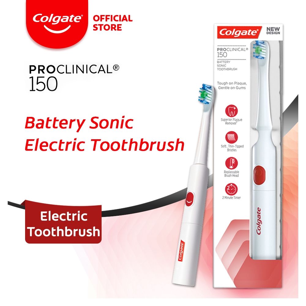 colgate proclinical 150 battery sonic toothbrush
